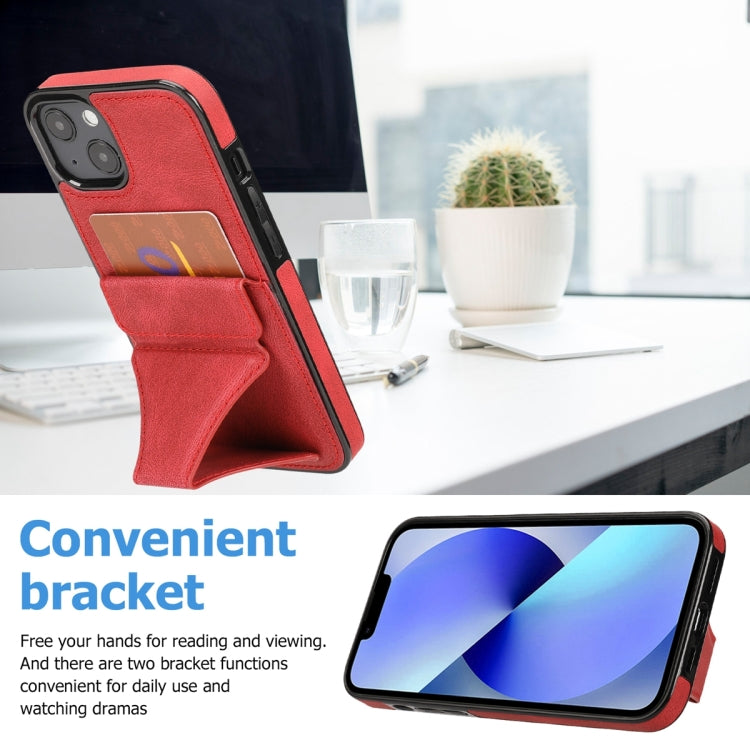 For iPhone 14 Plus Ultra-thin Shockproof Phone Protective Case with Holder