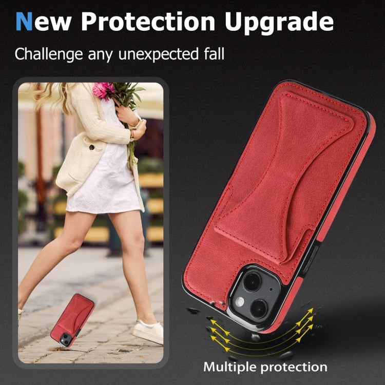 For iPhone 14 Plus Ultra-thin Shockproof Phone Protective Case with Holder