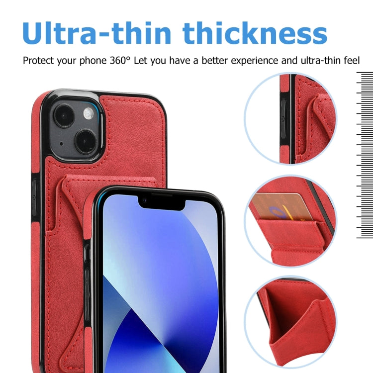 For iPhone 14 Plus Ultra-thin Shockproof Phone Protective Case with Holder