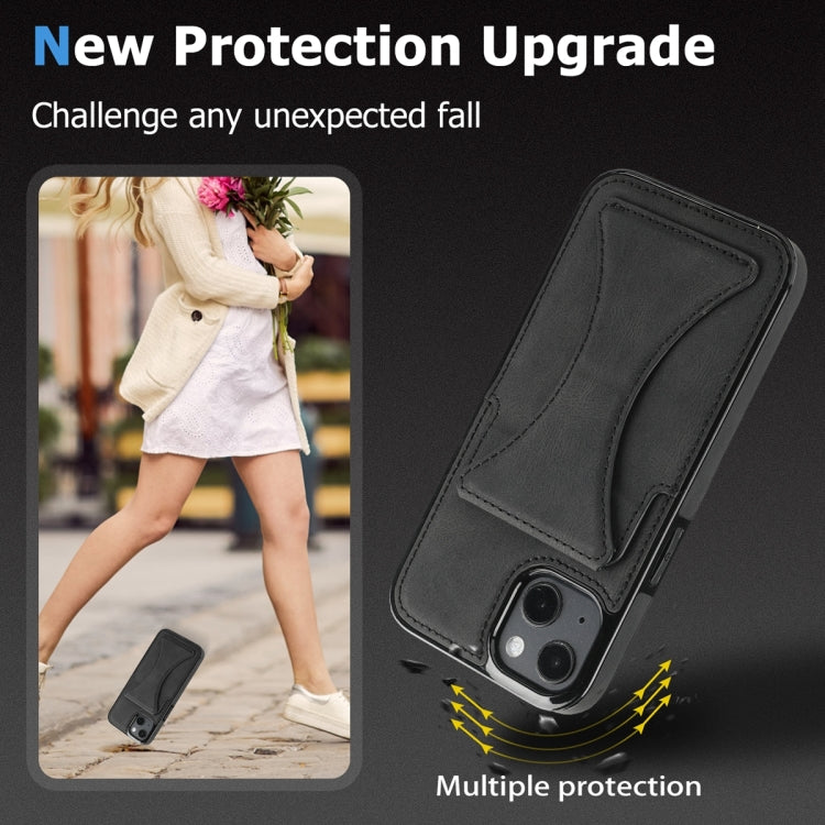 For iPhone 14 Plus Ultra-thin Shockproof Phone Protective Case with Holder