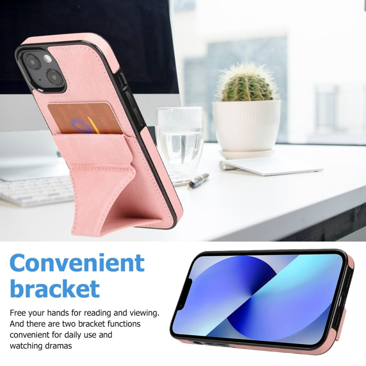 For iPhone 14 Plus Ultra-thin Shockproof Phone Protective Case with Holder
