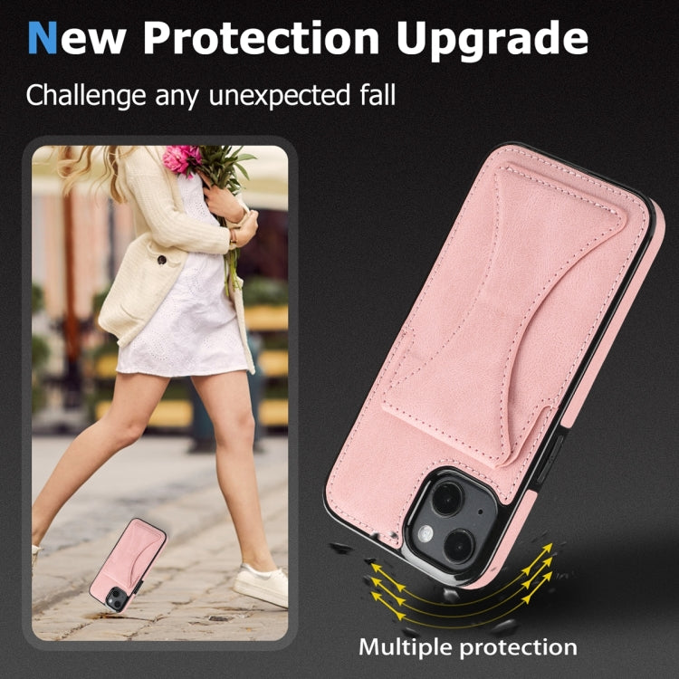 For iPhone 14 Plus Ultra-thin Shockproof Phone Protective Case with Holder