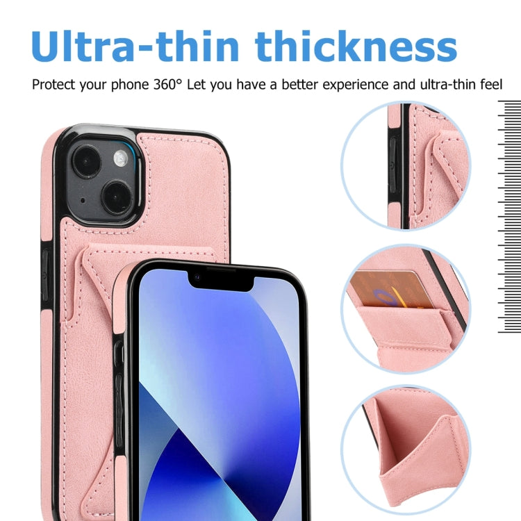 For iPhone 14 Plus Ultra-thin Shockproof Phone Protective Case with Holder