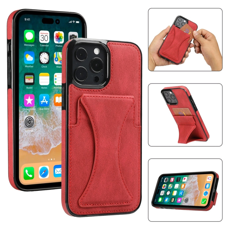 For iPhone 14 Pro Ultra-thin Shockproof Phone Protective Case with Holder