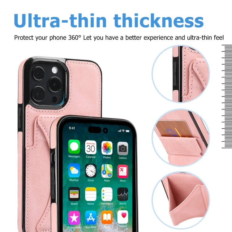 For iPhone 14 Pro Ultra-thin Shockproof Phone Protective Case with Holder