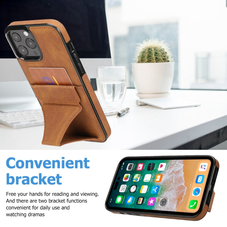 For iPhone 14 Pro Max Ultra-thin Shockproof Phone Protective Case with Holder