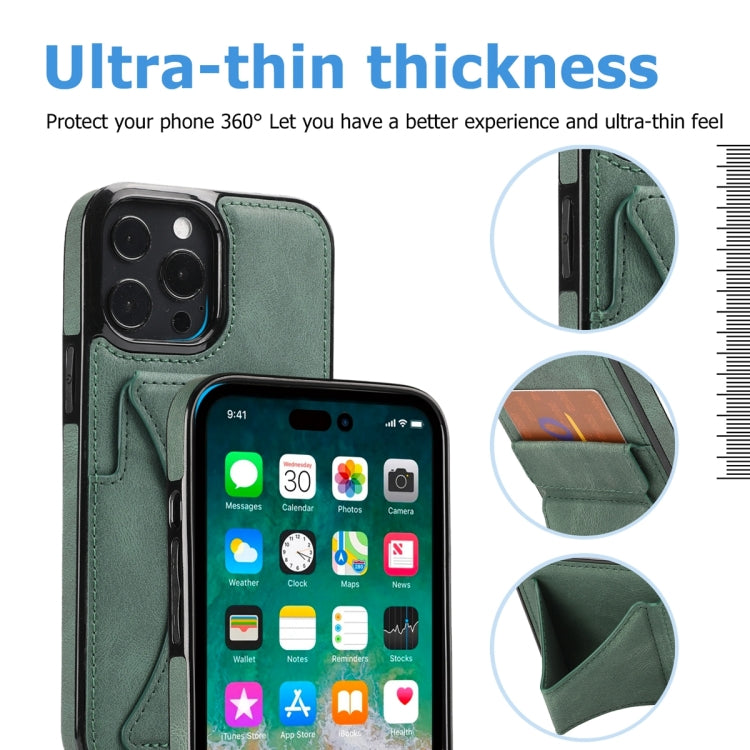 For iPhone 14 Pro Max Ultra-thin Shockproof Phone Protective Case with Holder