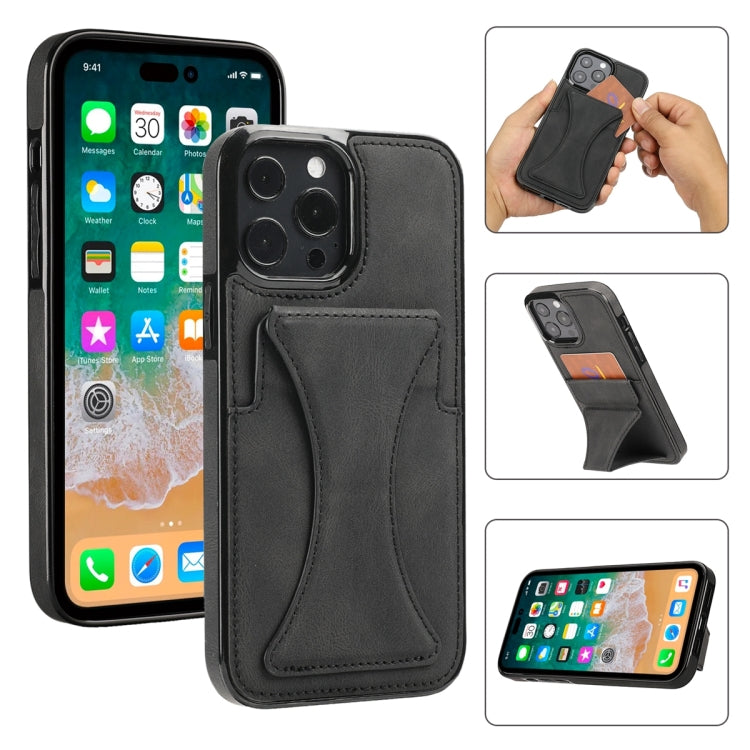 For iPhone 14 Pro Max Ultra-thin Shockproof Phone Protective Case with Holder