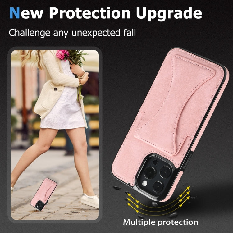 For iPhone 14 Pro Max Ultra-thin Shockproof Phone Protective Case with Holder