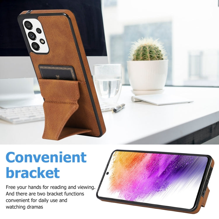 For Samsung Galaxy A73 5G Ultra-thin Shockproof Phone Protective Case with Holder