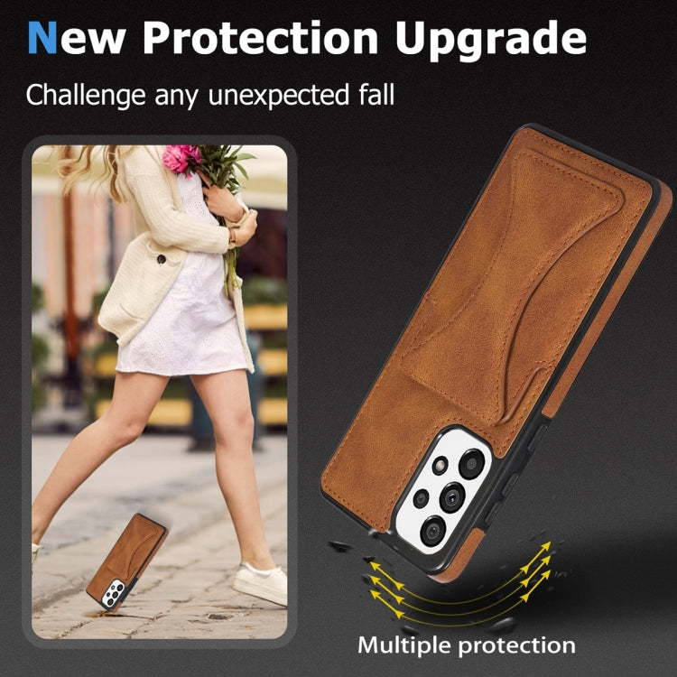 For Samsung Galaxy A73 5G Ultra-thin Shockproof Phone Protective Case with Holder