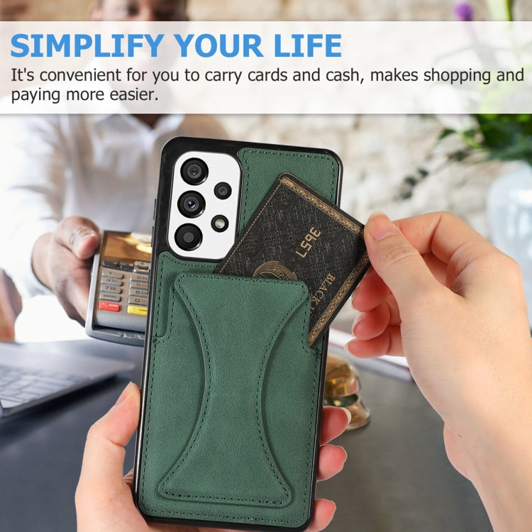 For Samsung Galaxy A73 5G Ultra-thin Shockproof Phone Protective Case with Holder