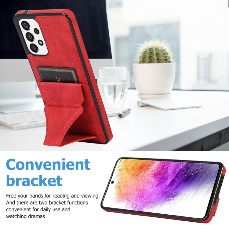 For Samsung Galaxy A73 5G Ultra-thin Shockproof Phone Protective Case with Holder