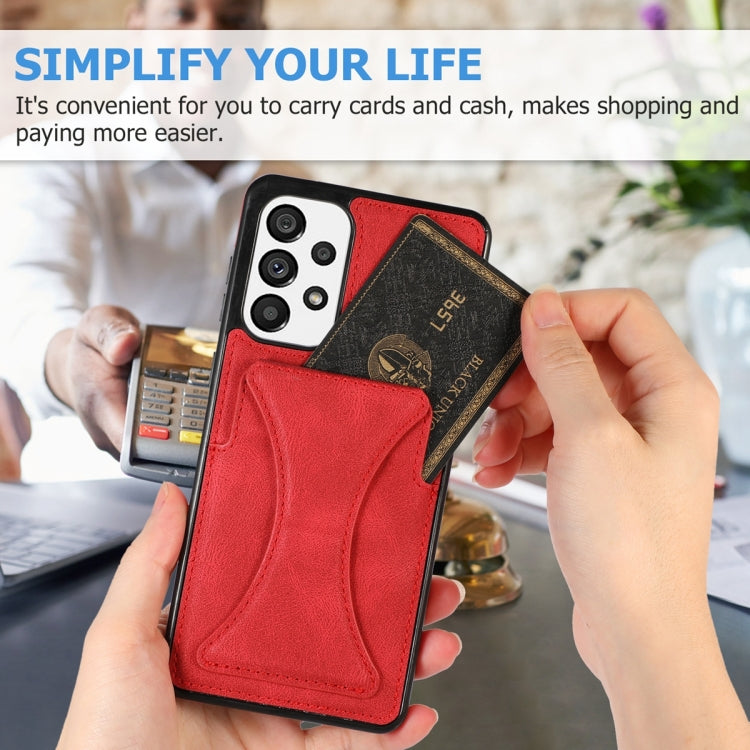 For Samsung Galaxy A73 5G Ultra-thin Shockproof Phone Protective Case with Holder