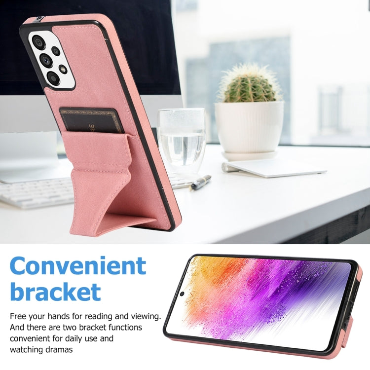 For Samsung Galaxy A73 5G Ultra-thin Shockproof Phone Protective Case with Holder