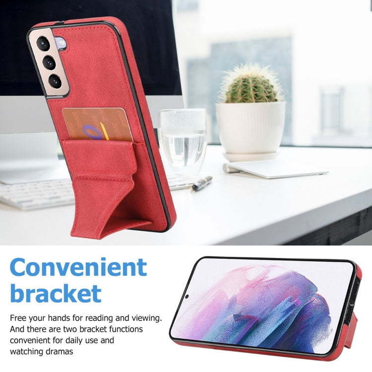 For Samsung Galaxy S23 5G Ultra-thin Shockproof Phone Protective Case with Holder
