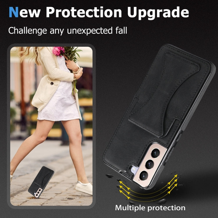 For Samsung Galaxy S23 5G Ultra-thin Shockproof Phone Protective Case with Holder