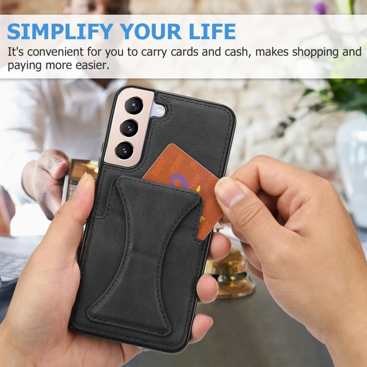 For Samsung Galaxy S23 5G Ultra-thin Shockproof Phone Protective Case with Holder