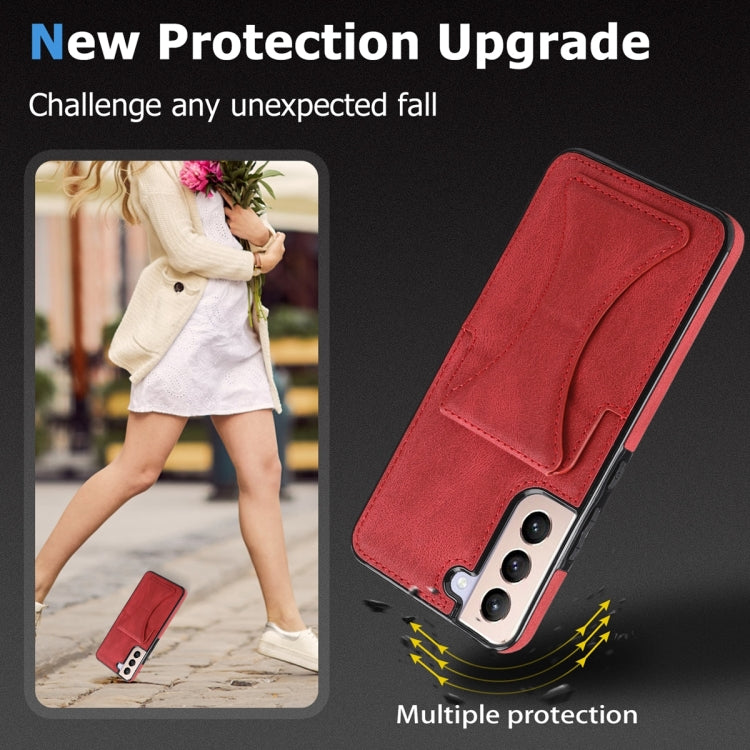 For Samsung Galaxy S23+ 5G Ultra-thin Shockproof Phone Protective Case with Holder