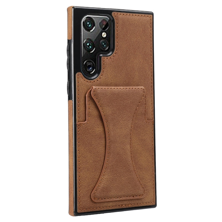 For Samsung Galaxy S23 Ultra 5G Ultra-thin Shockproof Phone Protective Case with Holder
