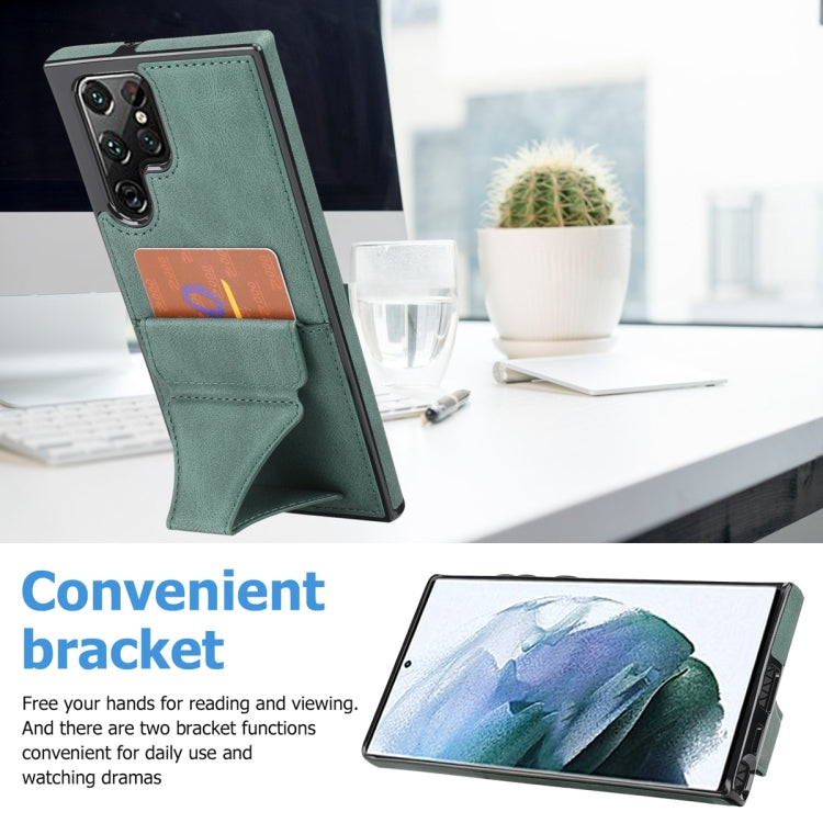 For Samsung Galaxy S23 Ultra 5G Ultra-thin Shockproof Phone Protective Case with Holder