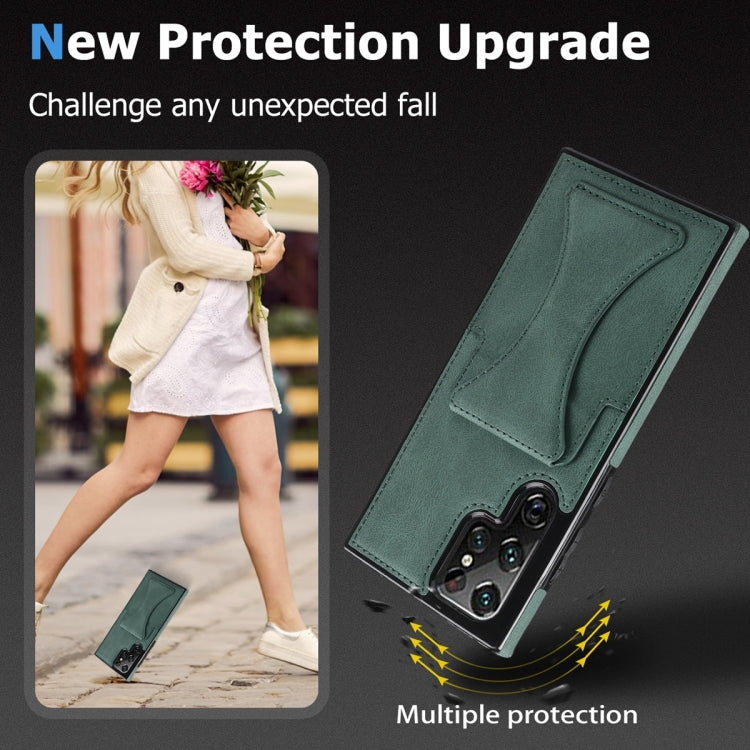 For Samsung Galaxy S23 Ultra 5G Ultra-thin Shockproof Phone Protective Case with Holder