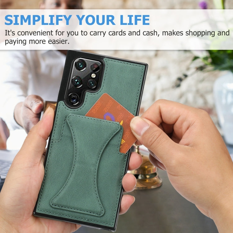 For Samsung Galaxy S23 Ultra 5G Ultra-thin Shockproof Phone Protective Case with Holder