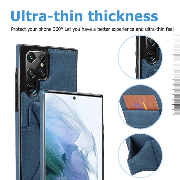 For Samsung Galaxy S23 Ultra 5G Ultra-thin Shockproof Phone Protective Case with Holder