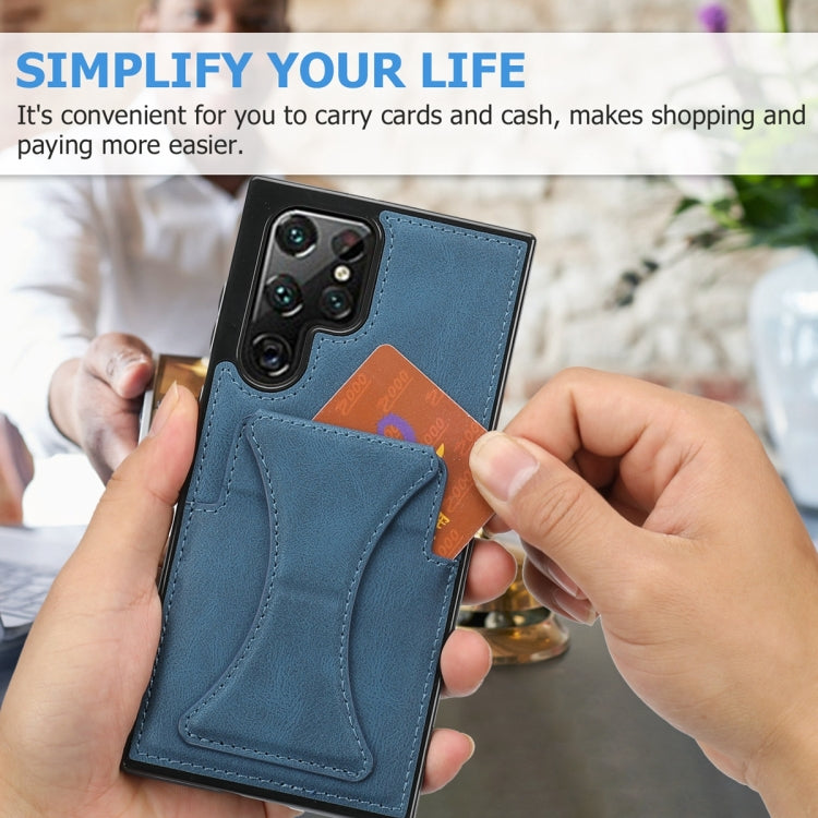 For Samsung Galaxy S23 Ultra 5G Ultra-thin Shockproof Phone Protective Case with Holder