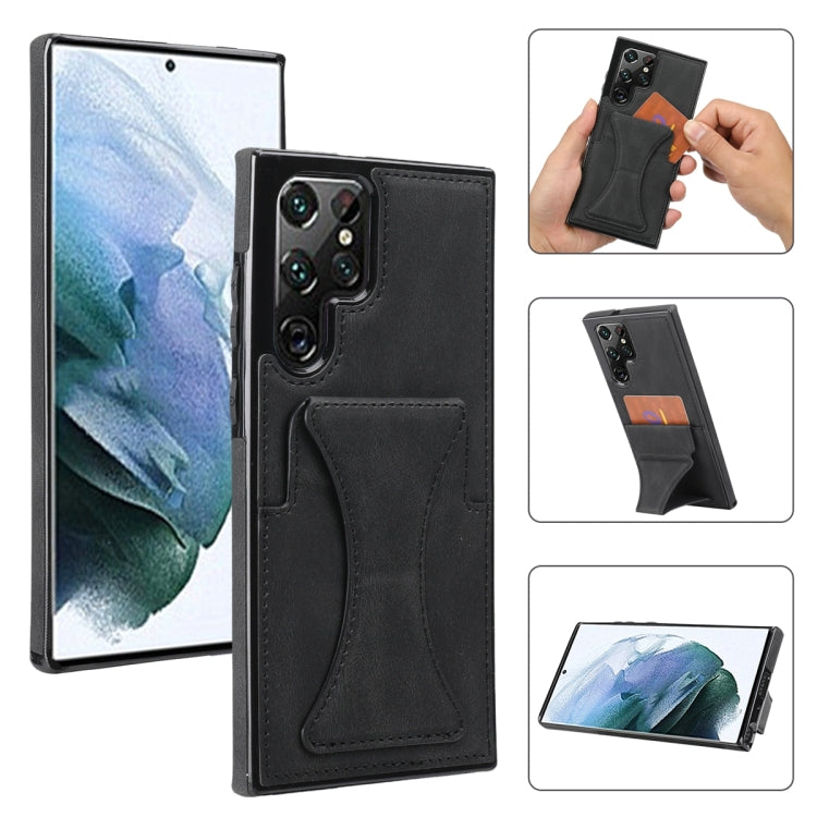For Samsung Galaxy S23 Ultra 5G Ultra-thin Shockproof Phone Protective Case with Holder