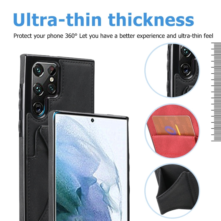 For Samsung Galaxy S23 Ultra 5G Ultra-thin Shockproof Phone Protective Case with Holder