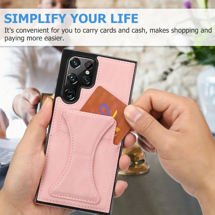 For Samsung Galaxy S23 Ultra 5G Ultra-thin Shockproof Phone Protective Case with Holder