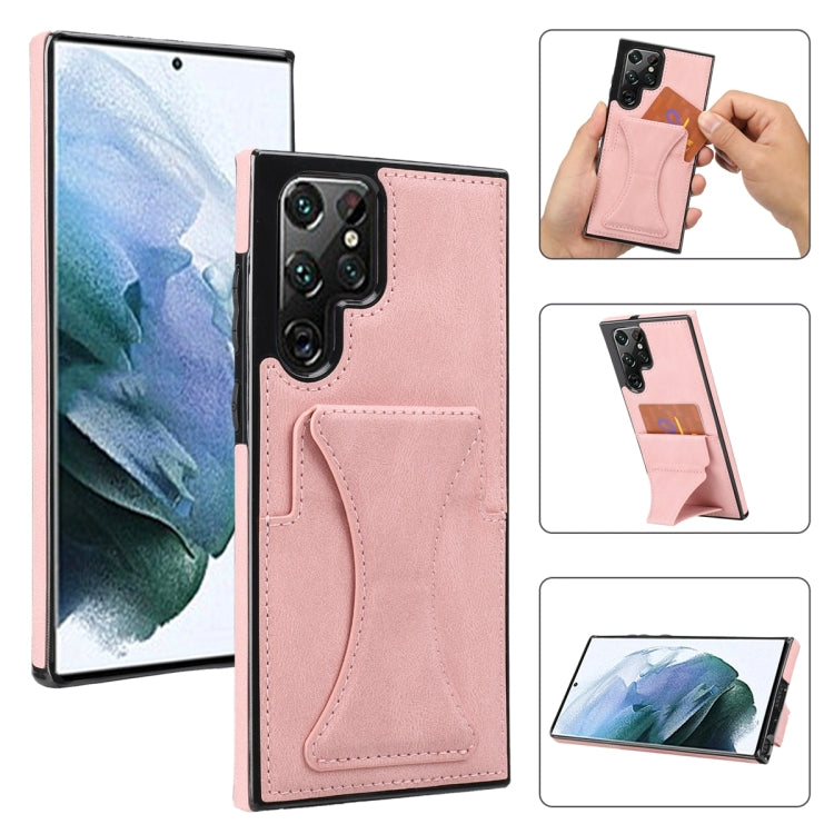 For Samsung Galaxy S23 Ultra 5G Ultra-thin Shockproof Phone Protective Case with Holder