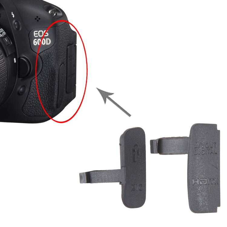 For Canon EOS 600D OEM USB Cover Cap