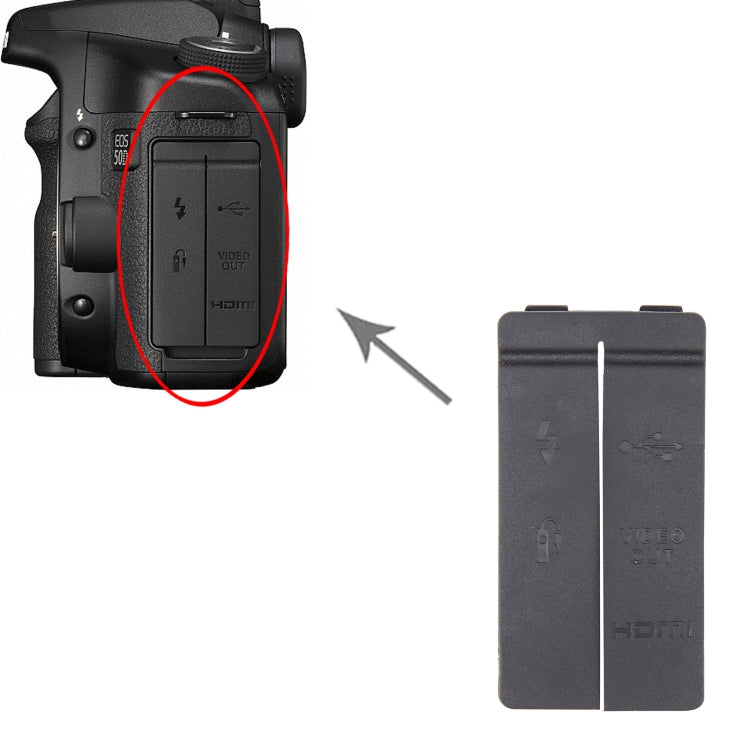 For Canon EOS 50D OEM USB Cover Cap