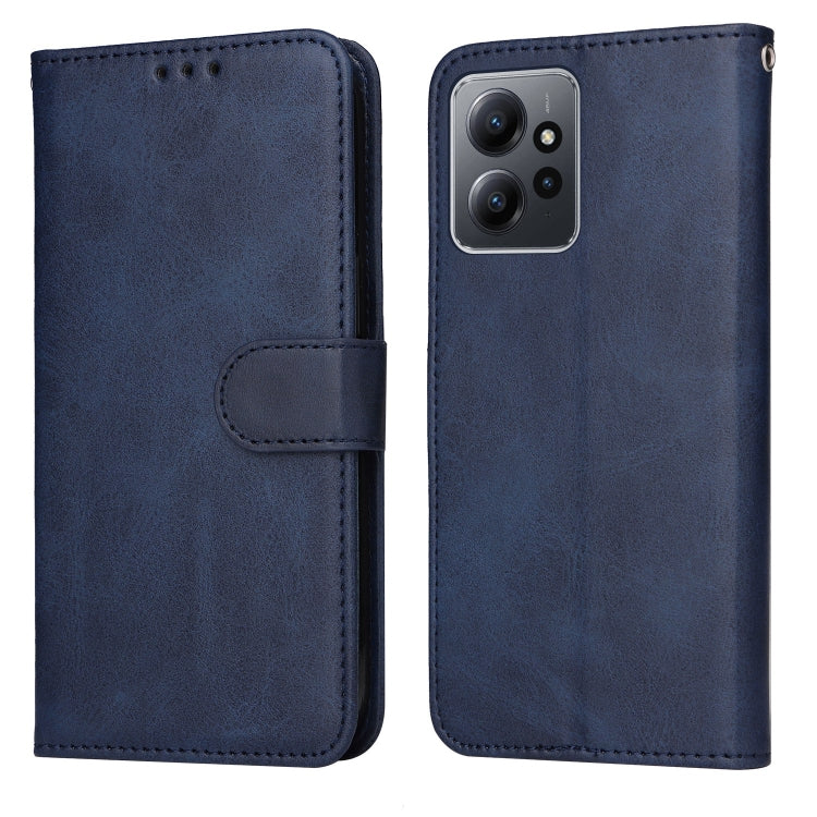For Xiaomi Redmi Note 12 4G Global Classic Calf Texture Flip Leather Phone Case