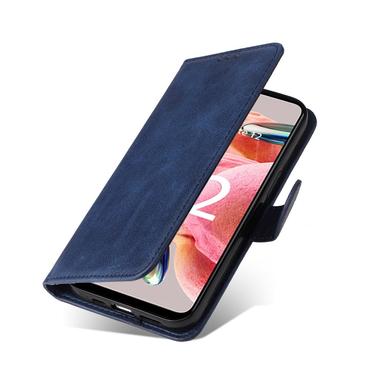 For Xiaomi Redmi Note 12 4G Global Classic Calf Texture Flip Leather Phone Case