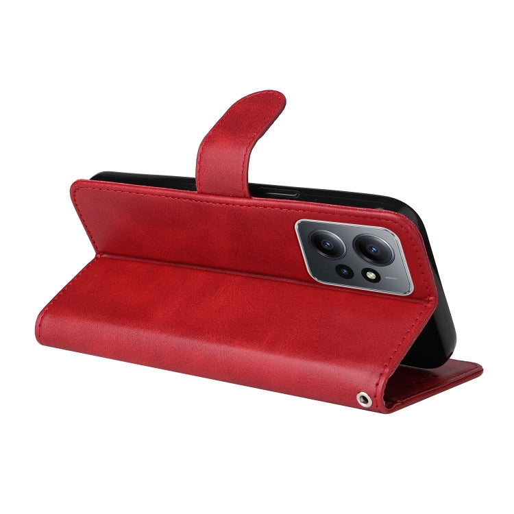 For Xiaomi Redmi Note 12 4G Global Classic Calf Texture Flip Leather Phone Case
