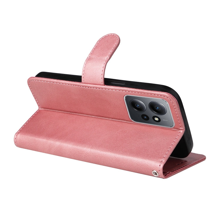 For Xiaomi Redmi Note 12 4G Global Classic Calf Texture Flip Leather Phone Case