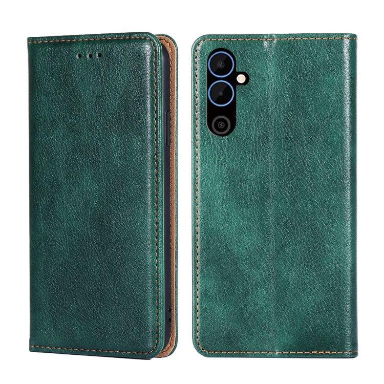 For Tecno Pova Neo 2 Gloss Oil Solid Color Magnetic Leather Phone Case