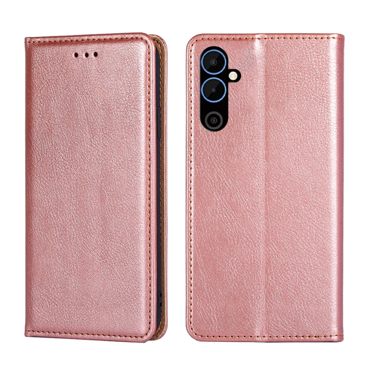For Tecno Pova Neo 2 Gloss Oil Solid Color Magnetic Leather Phone Case