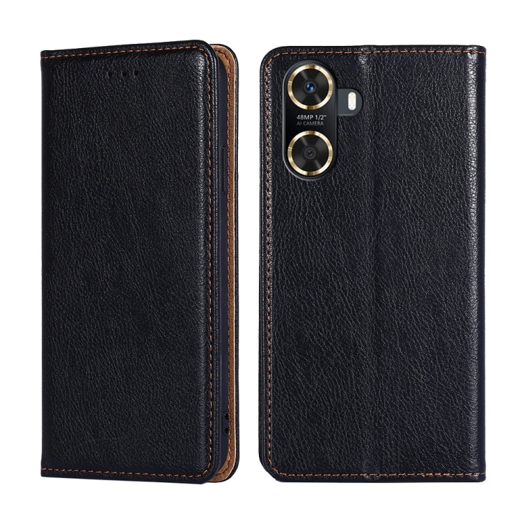 For Huawei Enjoy 60 Gloss Oil Solid Color Magnetic Leather Phone Case