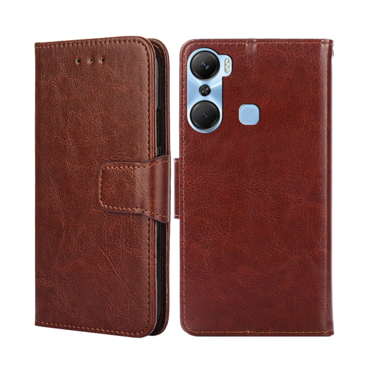 For Infinix Hot 12 Pro Crystal Texture Leather Phone Case