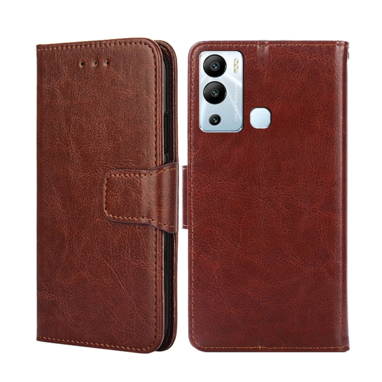 For Infinix Hot 12i Crystal Texture Leather Phone Case