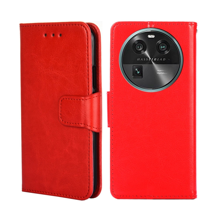 For OPPO Find X6 5G Crystal Texture Leather Phone Case