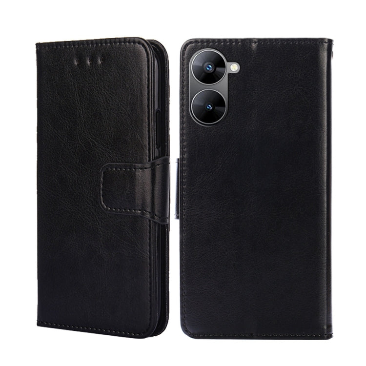 For Realme V30 5G / V30T Crystal Texture Leather Phone Case