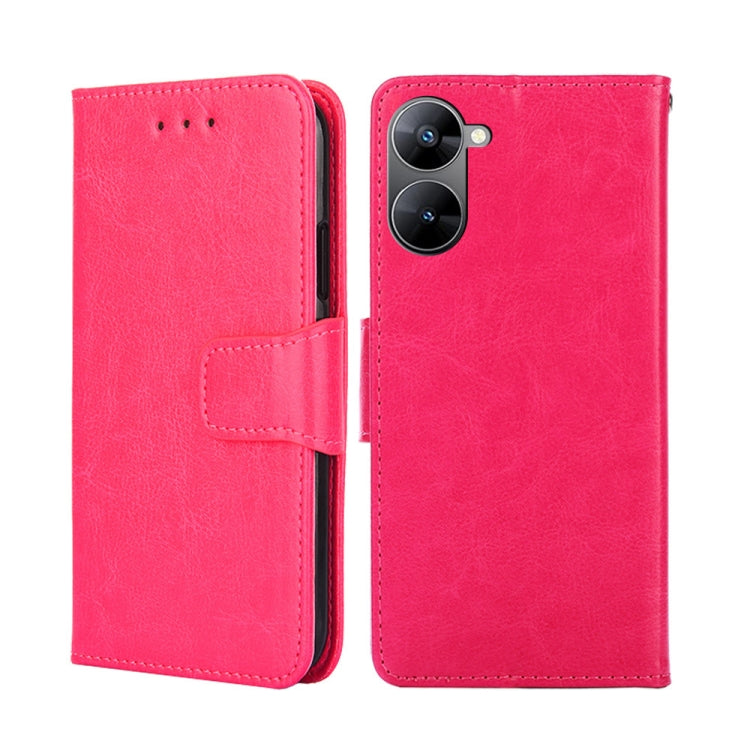 For Realme V30 5G / V30T Crystal Texture Leather Phone Case