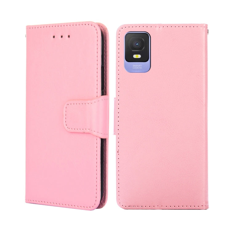 For TCL 403 Crystal Texture Leather Phone Case