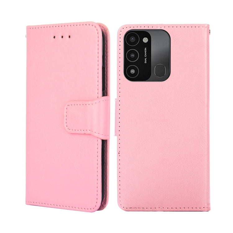 For Tecno Spark 8C Crystal Texture Leather Phone Case