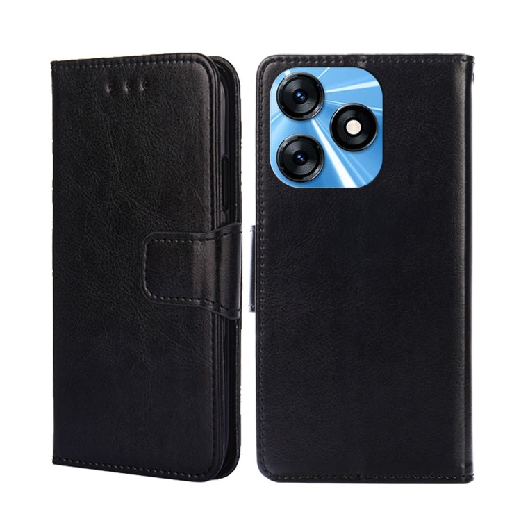 For Tecno Spark 10 4G Crystal Texture Leather Phone Case